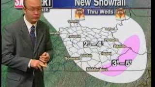 Jim Caldwells 6pm Weather Forecast  February 15th 2010 [upl. by Reena]