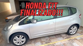 Honda Fit em Preparação para o Cliente  Final [upl. by Ataeb]