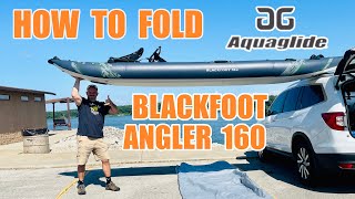 How to Fold Aquaglide Blackfoot Anger 160 Correctly [upl. by Purdum852]