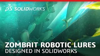 Zombait Robotic Lures Designed in SOLIDWORKS [upl. by Boeke]