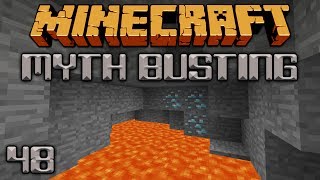 Are Diamonds Found Closer To Lava Minecraft Myth Busting 48 [upl. by Hannie]