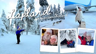 LAPLAND VLOG 2022  ROVANIEMI FINLAND WITH TUI REINDEER SLEIGH RIDE MEETING SANTA [upl. by Llenej]