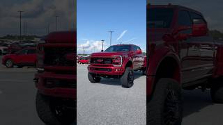 Rapid Red 2024 Ford F450 Platinum Kelderman Air Ride LIFTED on 38s [upl. by Conlin]