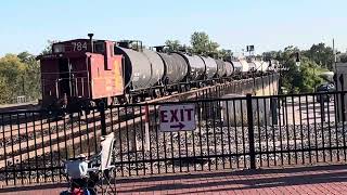 Santa Fe Railway Caboose No Graffiti Joliet Illinois 1012024 [upl. by Tamsky]