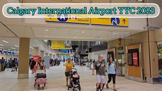 Calgary International Airport YYC in Alberta Canada 2023 calgary alberta canada yyc [upl. by Naek922]