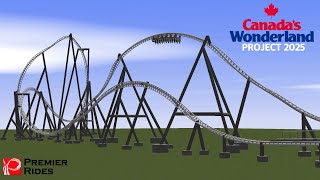 Canada’s Wonderland Project 2025 Premier Rides Multi Launch Concept Ultimate Coaster 2 [upl. by Norab]