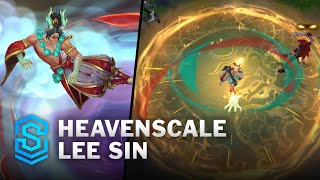 Heavenscale Lee Sin Skin Spotlight  PreRelease  PBE Preview  League of Legends [upl. by Tteragram493]