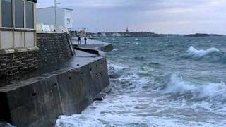 Grande Marée SaintMalo Juillet 2011  Marée Haute CaravelleDigueRochebonneParamé 20 [upl. by Nnyltak]