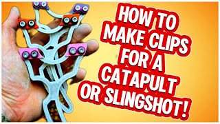 How to make catapult  slingshot clips [upl. by Pauline]