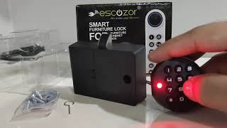 Password Keypad CabinetDrawer Lock Password Change Process by Escozor [upl. by Kevina]