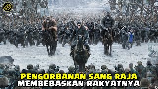 HEMBUSAN NAFAS TERAKHIR SANG RAJA  Alur Cerita FIlm WAR FOR OF THE PLANET OF THE APES 2017 [upl. by Ecinaej]