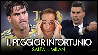 🚑 VLAHOVIC SI E’ INFORTUNATO JUVENTUS IN EMERGENZA  LIDEA DI THIAGO MOTTA [upl. by Eeryk896]