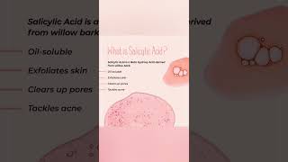 what is salicylic acid  salicylicacid BHA skincare salicylicacidfacewash [upl. by Espy]