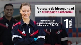 Protocolo de bioseguridad en transporte especial de pacientes en ambulancia TAB 14 [upl. by Suivatal218]