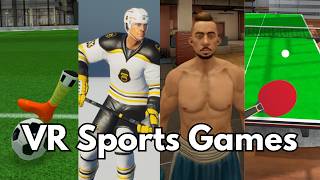 Playing EVERY VR Sports Game [upl. by Ailed]