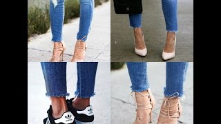 DIY RHINESTONE JEANS TOPSHOP INSPIRED [upl. by Bucher]