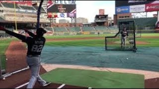 MLB Stars Take Batting Practice [upl. by Enedan339]