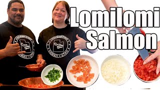 Lomilomi Salmon Hawaiian Raw Fish Salsa [upl. by Nlycaj]