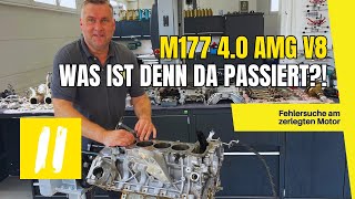 M177 AMG V8  Wir gehen mit Euch auf mechanische Fehlersuche [upl. by Boys]