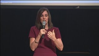 Senator Martha McSally delivers keynote address at Naval Academy conference [upl. by Ailelc]