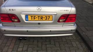 W210 E55 AMG Kleemann straight pipes sound [upl. by Kenweigh209]