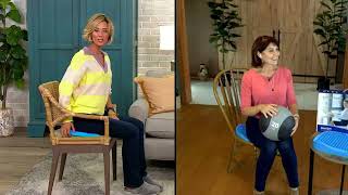 BackJoy SitzRight ErgoGel Seat Cushion on QVC [upl. by Nobie]