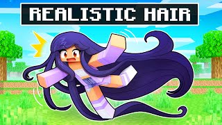 Aphmau Has REALISTIC HAIR In Minecraft [upl. by Tiduj835]