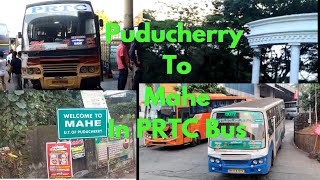 Puducherry To Mahe In PRTC Bus Travel puducherrytomaheinprtcbustravel4000subscribers [upl. by Notle207]