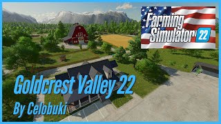 Goldcrest Valley 22 Map Tour  Farming Simulator 22  FS22 [upl. by Soo]