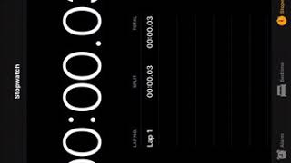 World record fastest start and stop on stopwatch iOS Guinness world record [upl. by Mowbray]