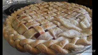 DIY Braided amp Lattice Topped Cherry Pie [upl. by Basilio]