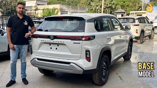 New Maruti Suzuki Grand Vitara Sigma 2023 🔥 Base Model  Rs 1070L  Detailed Walkaround Review [upl. by Yenitsed]