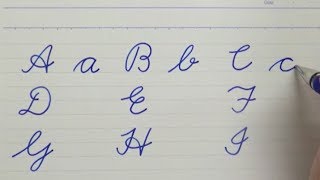 【初心者向け】筆記体の書き方（大文字・小文字） [upl. by Mercuri204]