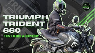 Triumph Trident 660 Review and Test Ride [upl. by Ahsinwad]