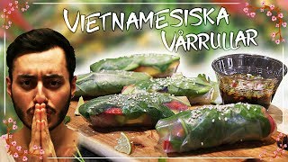 SJUKT GODA VIETNAMESISKA VÅRRULLAR VEGANSK [upl. by Scrivenor]