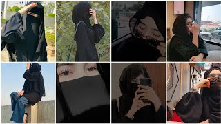 Hijab girl hide face pic Attractive islamic stylish girl dp 2024islamic girl whatsapp dpdp pics [upl. by Lenoyl172]