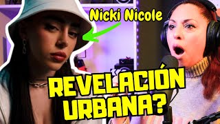 NICKI NICOLE  Escucha EL TRUCO que HACE CON LA VOZ  Vocal coach REACTION amp ANALYSIS [upl. by Arek]