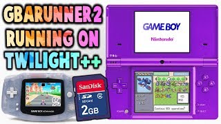 DSi GBA Games Off SD Card GBARUNNER2 [upl. by Licko]