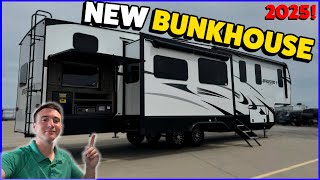 NEW 2025 Luxury Family Fifth Wheel from Venture RV 2025 Sporttrek Touring 5 354VBH Bunkhouse Review [upl. by Tommi]