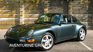 Porsche 993 Most Desirable Colours [upl. by Nylassej]