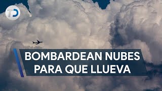 Bombardean nubes en NL ante sequía [upl. by Neelehtak540]