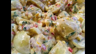 The yummiest potato salad  Potato salad recipe  South African braai salad  South African [upl. by Ait]