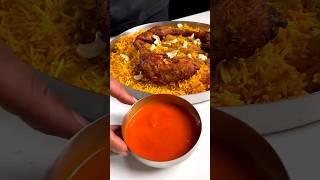 Leg piece biryani 🍗 recipe shorts food cookingfood [upl. by Erastes182]