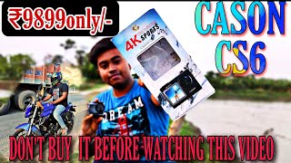 CASON CS6 Action Camera   Under 10000 Full review  Sj cam killer [upl. by Nydroj622]