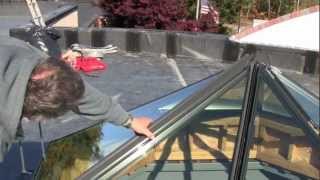 Octagonal Pyramid Skylight Installation [upl. by Trebor]