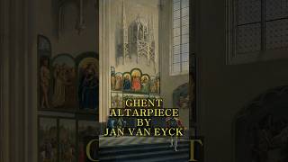 Ghent Altarpiece by Jan van Eyck Oil Painting Masterpiece in Belgium Ghent and Flemish Art 😍 [upl. by Aryahay]