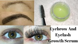 Grow Long Thick amp Strong Eyebrows amp Eyelashes In Just 5 Days  DIY Eyelash amp Eyebrows Growth Serum [upl. by Itaws897]