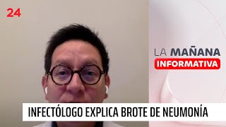 Preocupación mundial Infectólogo explica el brote de neumonía infantil en China  24 Horas TVN [upl. by Zsamot974]