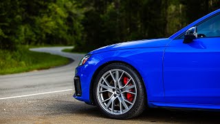 My new car 2021 Audi B95 S4 Nogaro Blue Audi Exclusive short walk around [upl. by Shutz]