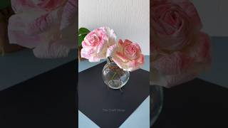 How to make Easy Tissue Paper Flowers Easy tissue paper rose making tissue se kya banaa sakte hai [upl. by Dunham]